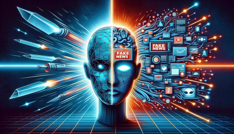 Une illustration de l'intelligence artificielle générant de l'information